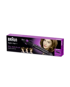 Купить Фен-щетка Braun BRAS110E 200 Вт черный  в E-mobi