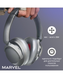 Купить Беспроводные наушники 1More Silver HC905 Silver (6933037203318)  в E-mobi