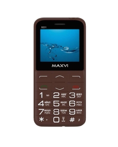 Купить Мобильный телефон Maxvi B231 Brown  в E-mobi