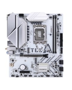 Купить Материнская плата Colorful BATTLE-AX B760M-G WHITE WIFI D5 V20 B760 LGA1700, M-ATX RTL  в E-mobi