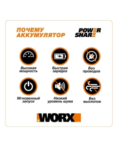 Купить Набор 3601 аккумулятор 2 Ач, зарядное устройство 2А WORX WA3601  в E-mobi