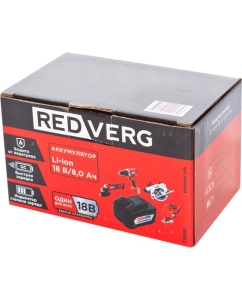 Купить Аккумулятор REDVERG Li-Ion 18V, 8.0Ач (730061) 6681093  в E-mobi