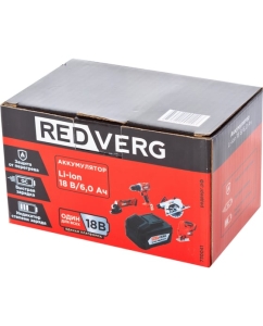 Купить Аккумулятор REDVERG Li-Ion 18V, 6.0Ач (730041) 6681091  в E-mobi