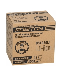 Купить Аккумулятор BS1230LI (12 В, 3 Ач) для электроинструментов Bosch Robiton 16525  в E-mobi