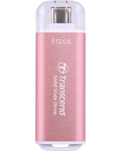 Купить Внешний диск SSD Transcend ESD300 TS512GESD300P, 512ГБ, розовый  в E-mobi