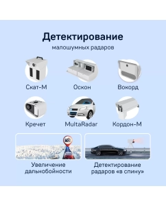 Купить Видеорегистратор с радаром iBOX F5 PRO 4K LaserScan WiFi Signature Dual + Камера ЗВ FHD1  в E-mobi