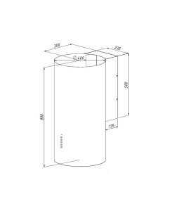 Купить Вытяжка настенная AKPO WK-4 Balmera WL 40 см золотистая  в E-mobi