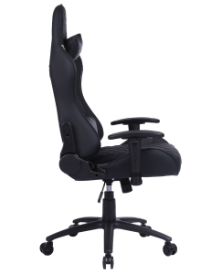 Купить Кресло игровое Cactus CS-CHR-030BL черный с подголовником. крестовина металл/пластик  в E-mobi