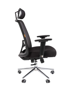 Купить Кресло для руководителя Chairman 535 LUX, ткань Black  в E-mobi