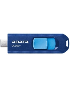 Купить Флеш-накопитель Adata UC300, 128GB, USB 3.2, Type-C, сине-голубой  в E-mobi