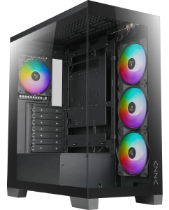 Купить Корпус компьютерный AZZA Cove (CSAZ-570B COVE) черный  в E-mobi