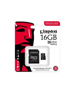 Купить Карта памяти Kingston Industrial 16GB с адаптером, SDCIT2/16GB  в E-mobi