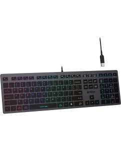 Купить Проводная клавиатура A4Tech FX60H Gray  в E-mobi