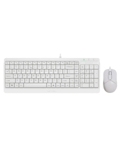 Купить Комплект клавиатура и мышь A4tech Fstyler F1512 White  в E-mobi