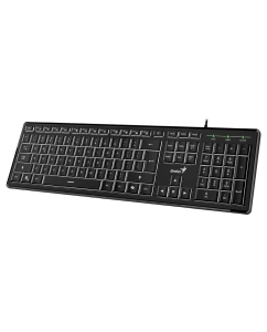 Купить Проводная клавиатура Genius SlimStar 820 черный (31310055402)  в E-mobi