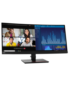 Купить 34&quot; Монитор LENOVO ThinkVision P34w-20 черный 60Hz 3440x1440 IPS  в E-mobi