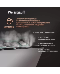 Купить Встраиваемая посудомоечная машина Weissgauff 6140  в E-mobi