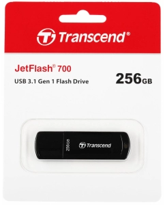 Купить Флешка TRANSCEND Jetflash 700 256 ГБ черный (MERL-1930812)  в E-mobi