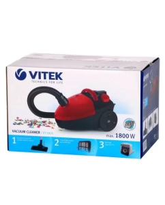 Купить Пылесос VITEK VT-1825 красный  в E-mobi