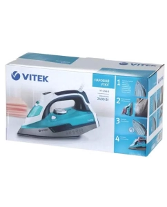 Купить Утюг VITEK VT-1266 B Turquoise/Silver  в E-mobi