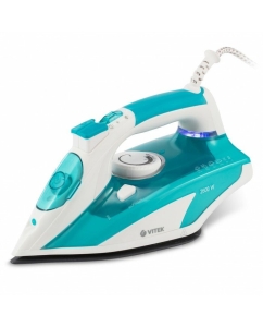 Купить Утюг Vitek VT-8355 MC белый, бирюзовый  в E-mobi