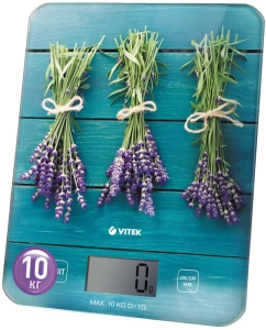 Купить Весы кухонные VITEK VT-2417 голубой  в E-mobi
