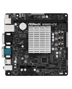 Купить Материнская плата со встроенным процессором ASRock N100DC-ITX (N100DC-ITX)  в E-mobi