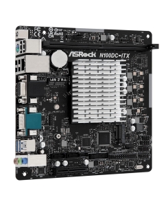 Купить Материнская плата со встроенным процессором ASRock N100DC-ITX (N100DC-ITX)  в E-mobi