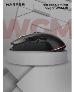 Купить Проводная/беспроводная игровая мышь Harper Spigot WGM-01 Black (H00002280)  в E-mobi