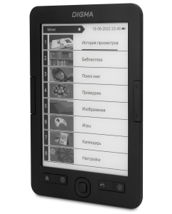 Купить Электронная книга Digma R654 Black  в E-mobi