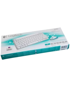 Купить Комплект клавиатура и мышь Logitech MK240 Wireless Combo White (920-005791)  в E-mobi