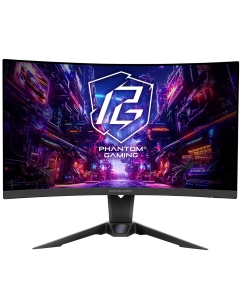 Купить 27&quot; Монитор ASRock Phantom Gaming PG27QRT2A черный 180Hz 2560x1440 VA  в E-mobi