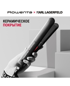 Купить Выпрямитель волоc Rowenta Karl Lagerfeld SF161LF0 black  в E-mobi