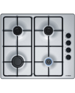 Купить Встраиваемая варочная панель газовая Bosch PBP6B5B80 серебристый  в E-mobi