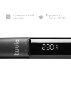 Купить Выпрямитель волоc Tuvio HS10CDI01 черный  в E-mobi