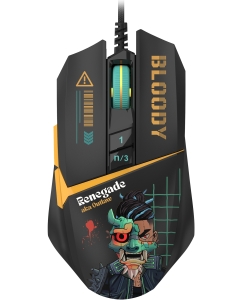 Купить Проводная мышь A4TECH W63 Max Renegade черный  в E-mobi