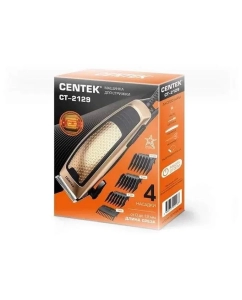 Купить Машинка для стрижки волос Centek CT-2129 золотистый  в E-mobi