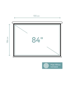 Купить Экран для проектора S’ok SCPSM-186x105 (стационарный, 16:9, 84&quot;)  в E-mobi