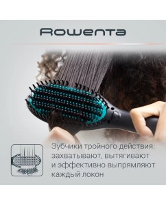 Купить Расческа-выпрямитель Rowenta Power Straight CF5820F0  в E-mobi