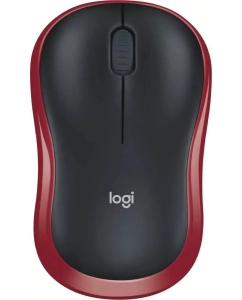 Купить Беспроводная мышь Logitech M185 черный, красный (910-002237)  в E-mobi