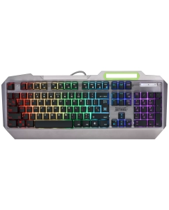 Купить Проводная игровая клавиатура Defender Stainless steel GK-150DL Silver (45150)  в E-mobi