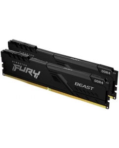 Купить Оперативная память Kingston FURY Beast Black (KF432C16BBK2/16-SP), DDR4 2x8Gb, 3200MHz  в E-mobi