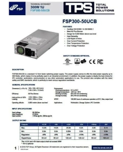 Купить Блок питания FSP FSP300-50UCB 300W  в E-mobi