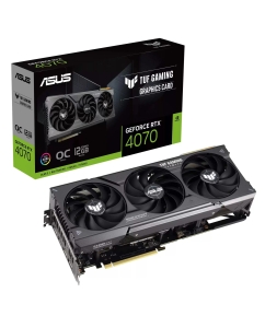Купить Видеокарта ASUS NVIDIA GeForce RTX 4070 TUF Gaming (TUF-RTX4070-O12G-GAMING)  в E-mobi