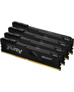 Купить Оперативная память Kingston Fury Beast (KF426C16BBK4/16) DDR4 4x4Gb 2666MHz  в E-mobi