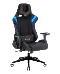Купить Игровое кресло ZOMBIE VIKING 4 AERO BLUE, черный/синий/голубой  в E-mobi
