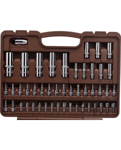 Купить Набор инструмента для автомобиля с 12-гр. головками 1/2&quot;DR и 1/4&quot;DR, 94 предмета Ombra OMT94S12  в E-mobi