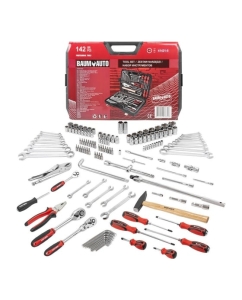 Купить Набор инструментов BaumAuto 1/4&quot;, 3/8&quot;, 1/2&quot;, 6-гр., 4-32 мм, 142 предмета BM-41421-5(54713)  в E-mobi