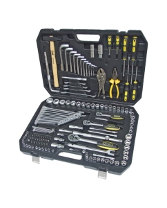 Купить Набор инструмента ЭВРИКА 1/4&quot;&amp;3/8&quot;&amp;1/2&quot;, DR, 6-гранный, 142 предмета ER-80142  в E-mobi