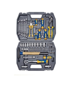 Купить Набор инструмента 1/2 Dr и 1/4 Dr 56 предметов KRAFT KT 700303  в E-mobi